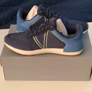 NIB Vionic Bradey Men's Casual Orthotic Supportive Shoe Navy / Sky - 11 Medium